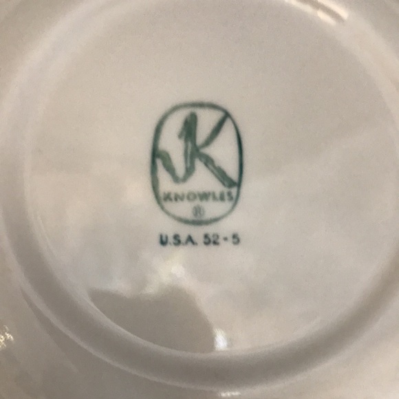 Edwin Knowles Arcadia Saucers - Picture 6 of 6